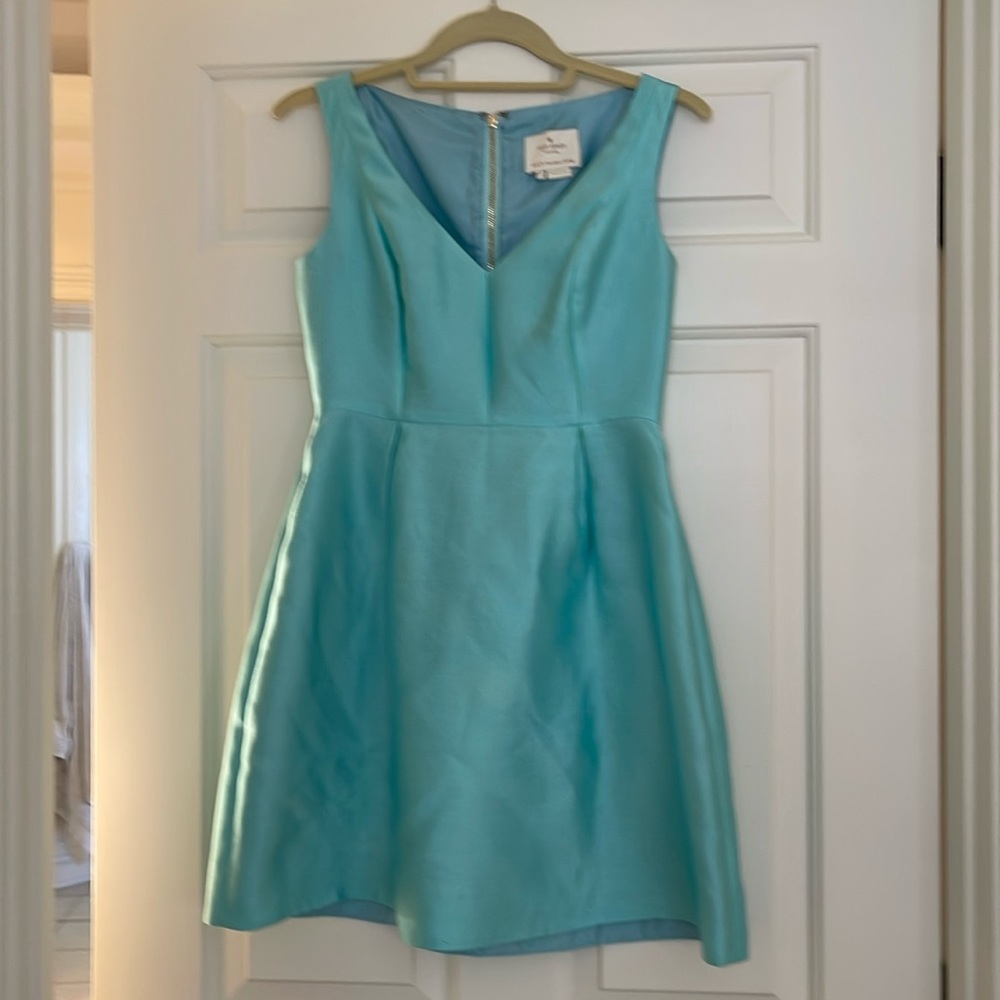 Kate Spade blue silk dress, size 2
